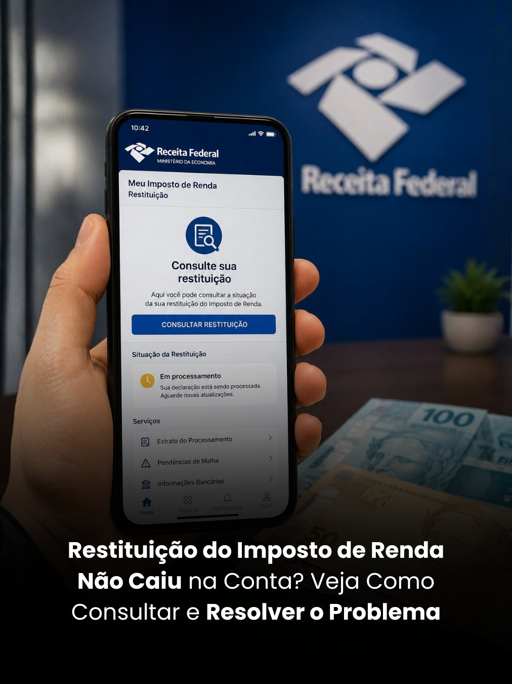 Restituição do Imposto de Renda Não Caiu na Conta? Veja Como Consultar e Resolver o Problema