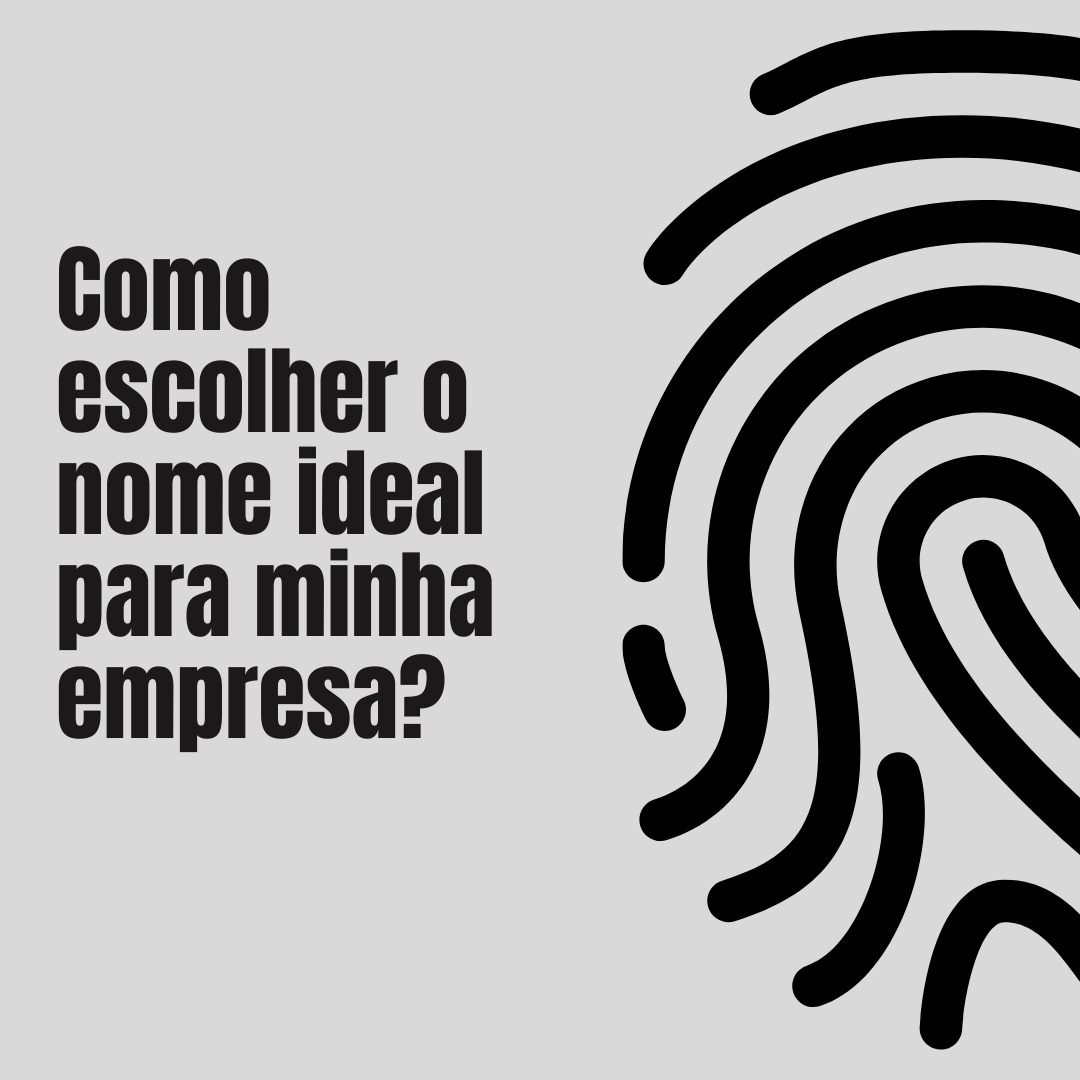 Como escolher o nome ideal para minha empresa?