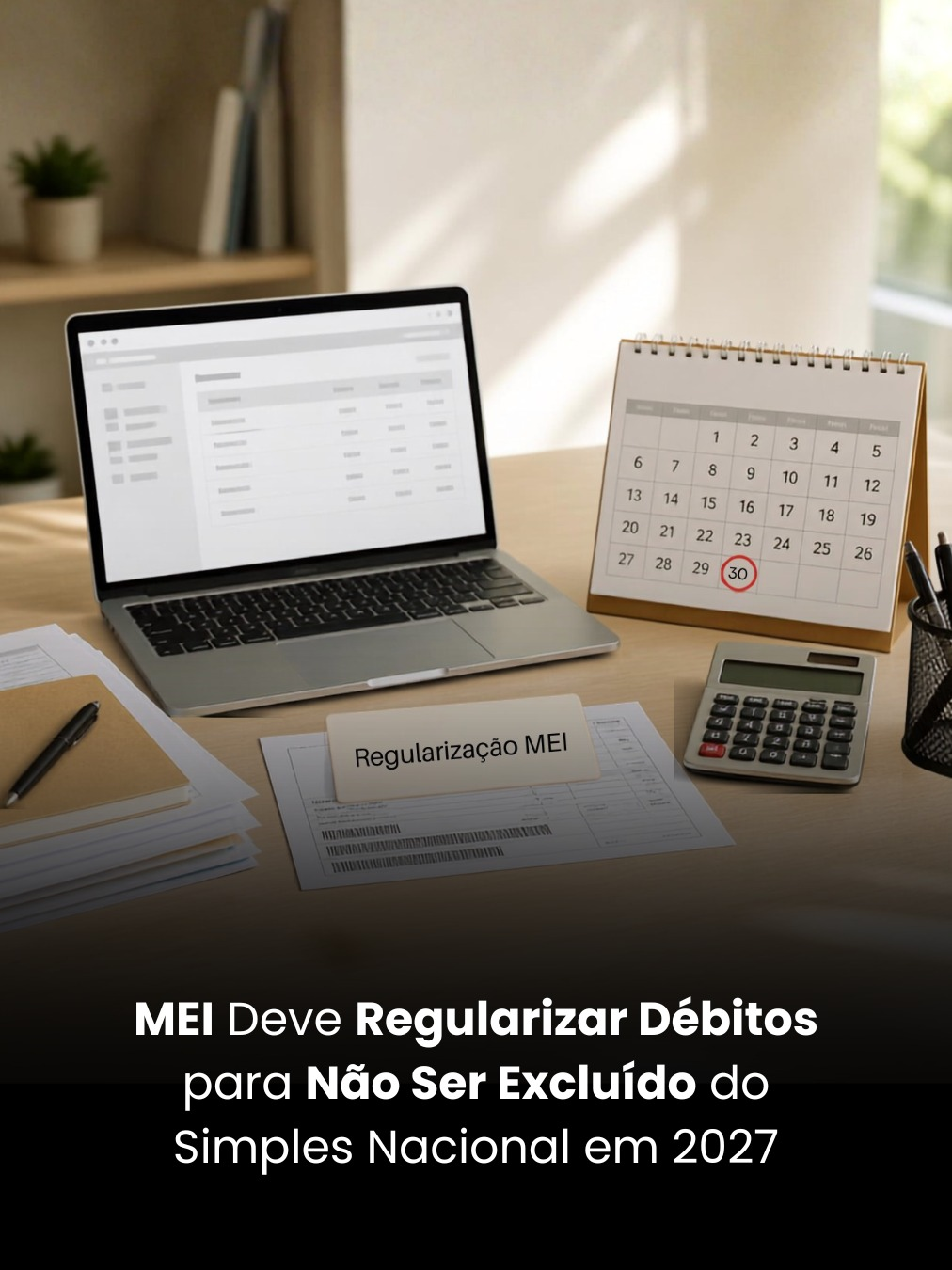 MEI Deve Regularizar Débitos para Não Ser Excluído do Simples Nacional em 2027